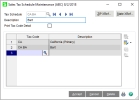 Sales Tax Schedule Maintenance window