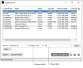 Customer List lookup window with Operand and Value field highlighted