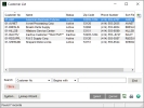 Customer List with filtered records
